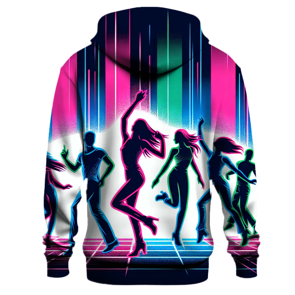 Retro Neon Dancers Hoodie