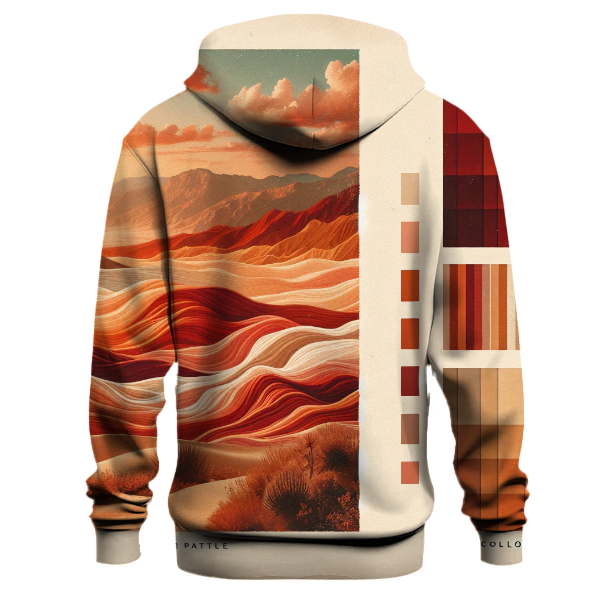 Blazing Desert Tie-dye Design Hoodie