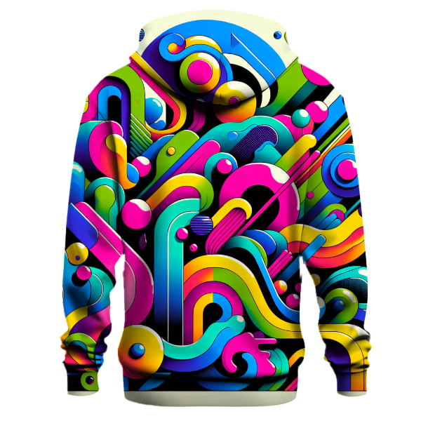 Radical Retro Shapes Hoodie