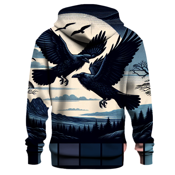 Mystical Raven Whisper Hoodie