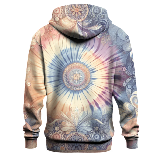 Charming Floral Tie-Dye Hoodie