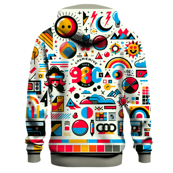 Vintage 80s Graphic Pop Hoodie