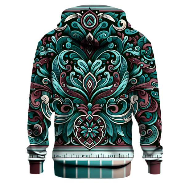 Vibrant Paisley Pulse Hoodie