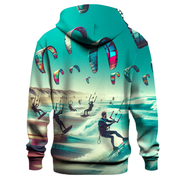 Kitesurfing - Wind and Waves Hoodie