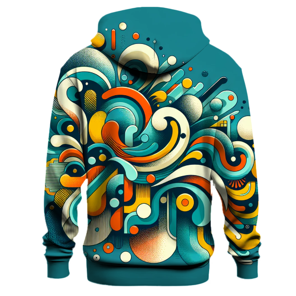 Funky Abstract Adventure Hoodie
