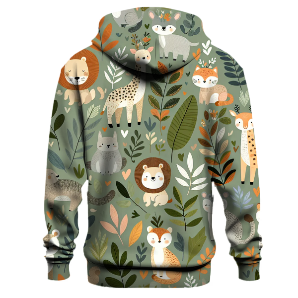 Charming Retro Wildlife Hoodie