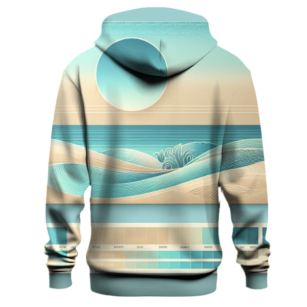Coastal Breeze Gradient Design Hoodie