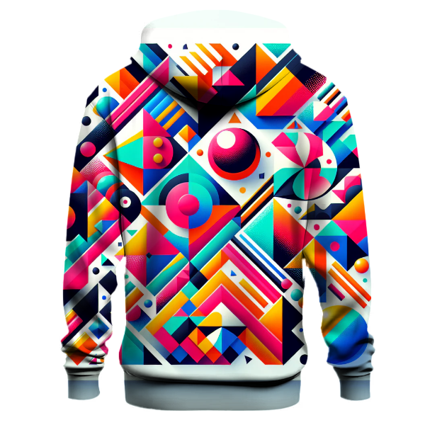 Bold Retro Geometry Hoodie
