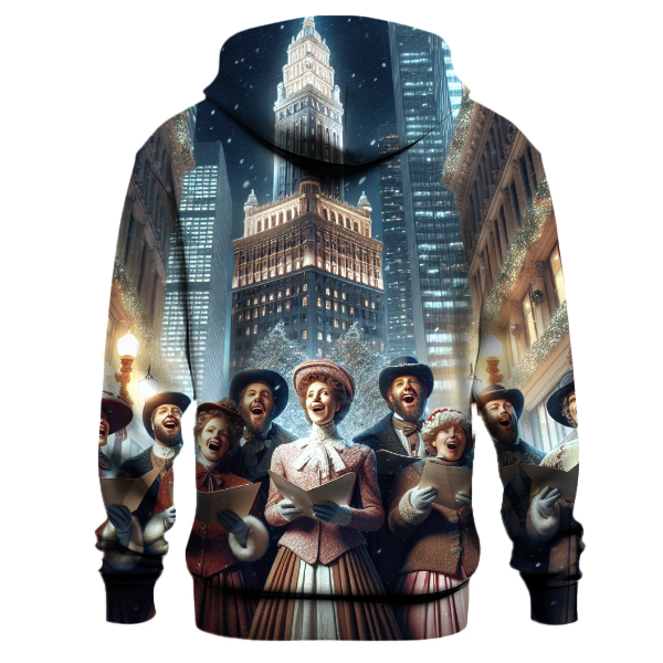 Christmas Carolers in the City Hoodie
