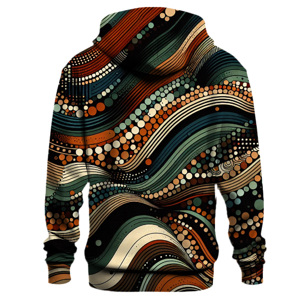 Retro Stripes and Dots Hoodie