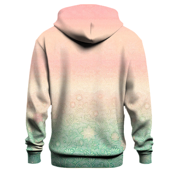 Floral Dawn Gradient Hoodie
