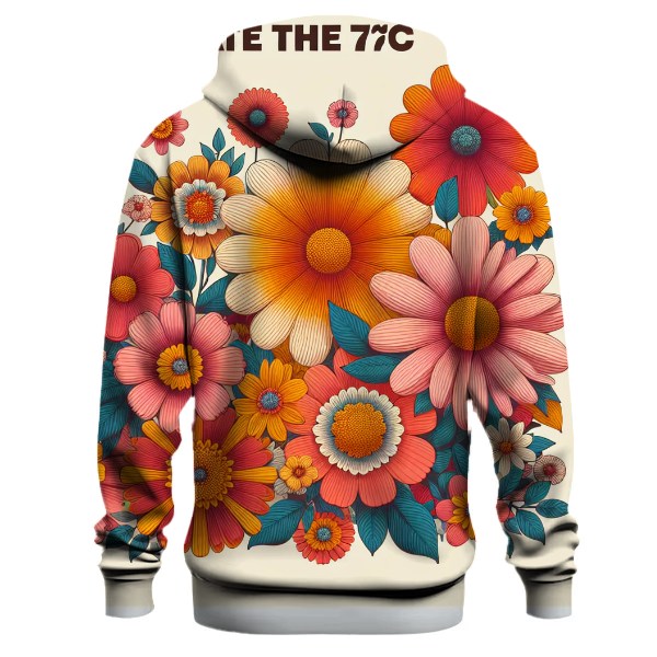 Groovy Floral Fantasy Hoodie