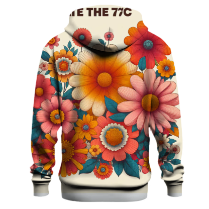 Groovy Floral Fantasy Hoodie