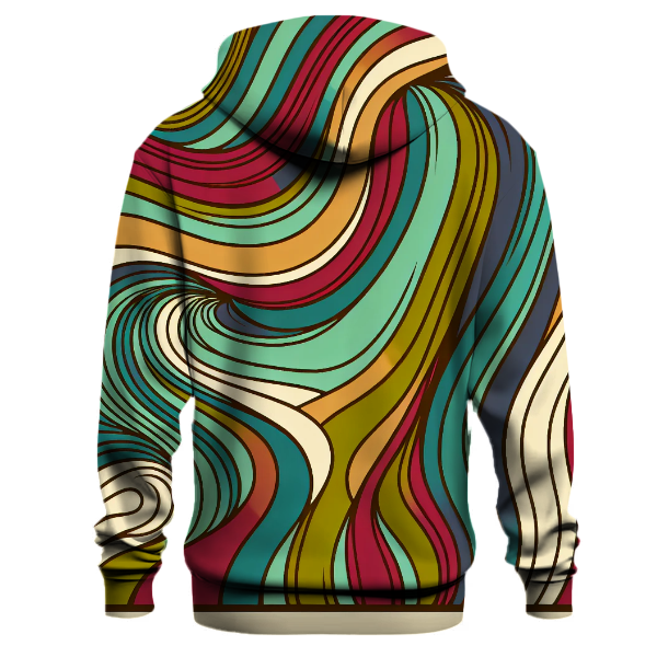Vintage Groovy Stripes Hoodie
