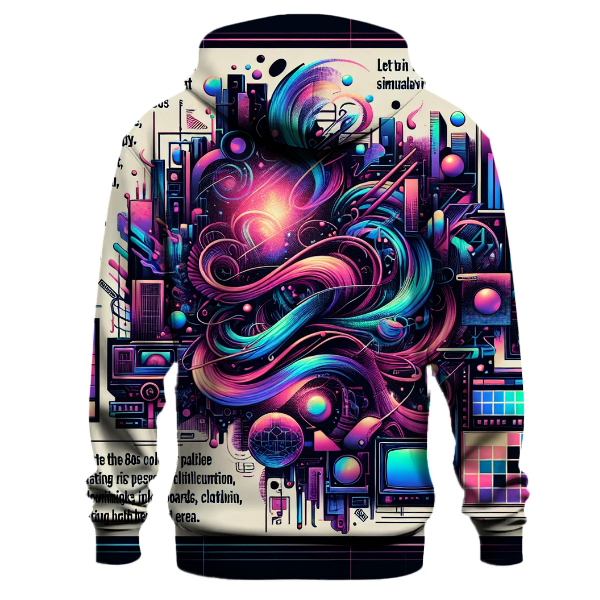 Cybernetic Flux Dreams Hoodie