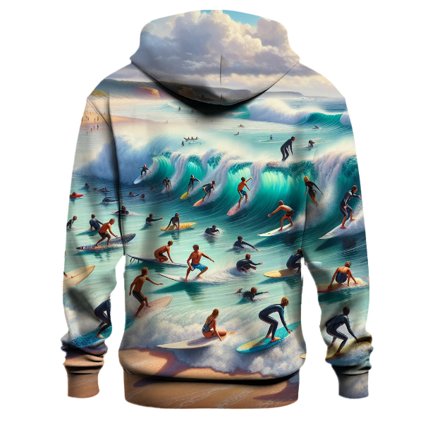 Surfing Beach Break Hoodie