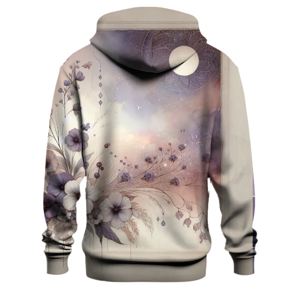 Lavender Twilight Bloom Hoodie