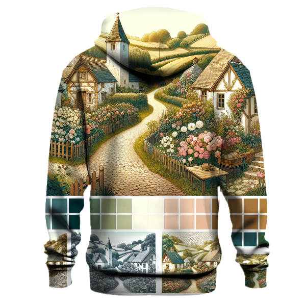 Charming Village Scenes Hoodie