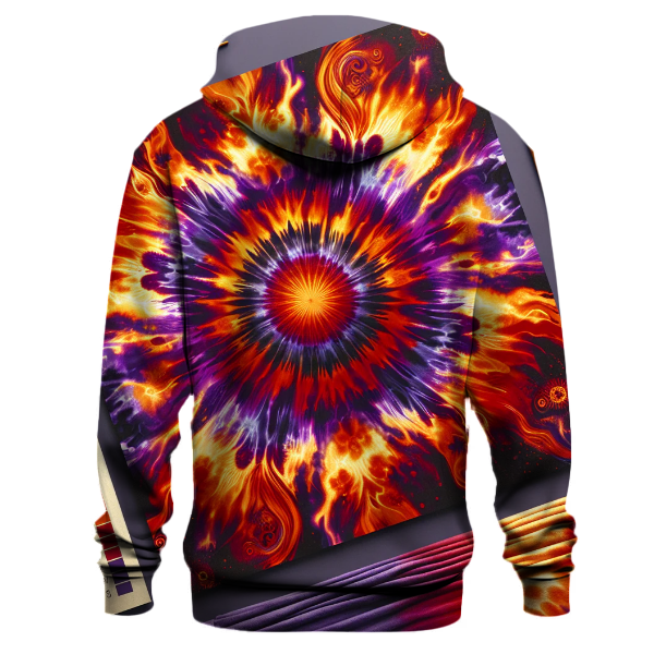 Electric Sunset Tie-Dye Hoodie