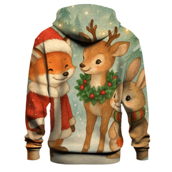Festive Animal Friends Hoodie