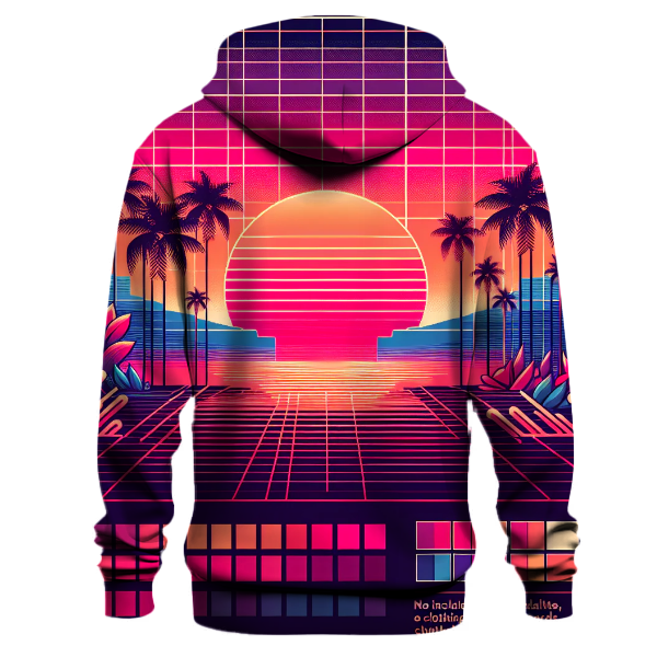 Funky Synthwave Sunrise Hoodie