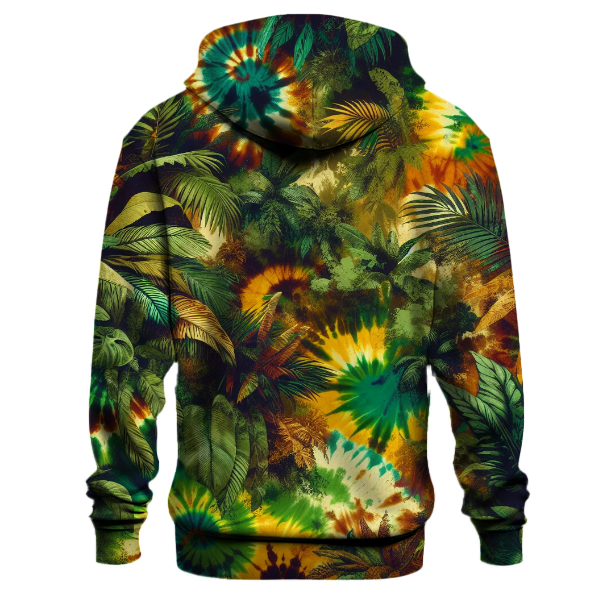 Jungle Vibe Tie-Dye Hoodie
