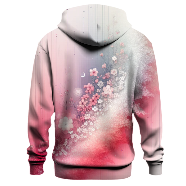 Cherry Blossom Dream Gradient Design Hoodie