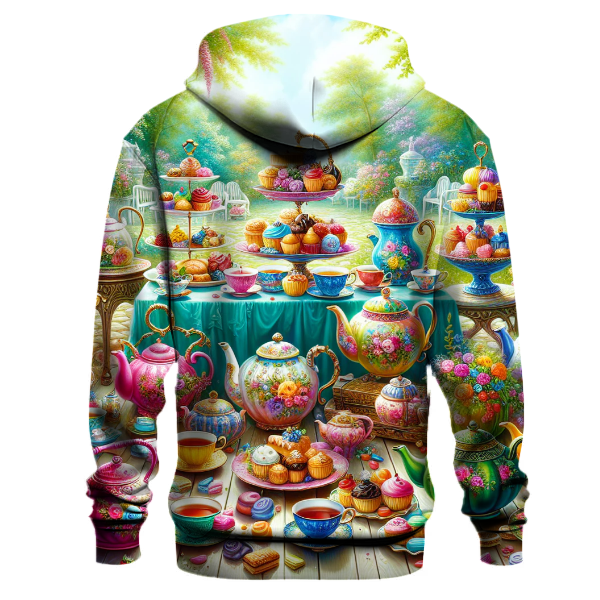 Charming Whimsical Tea Party Hoodie