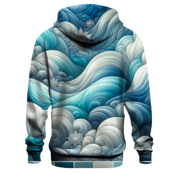 Glacial Cascade Tie-Dye Hoodie