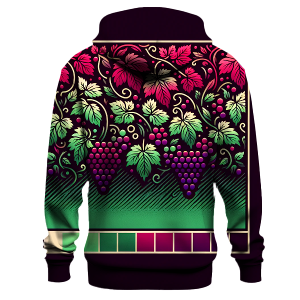 Vibrant Vineyard Gradient Hoodie