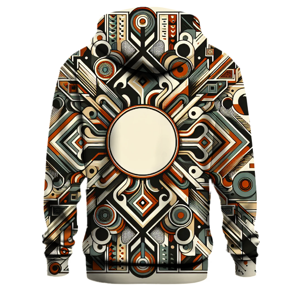 Sunburst Geometric Patterns Hoodie