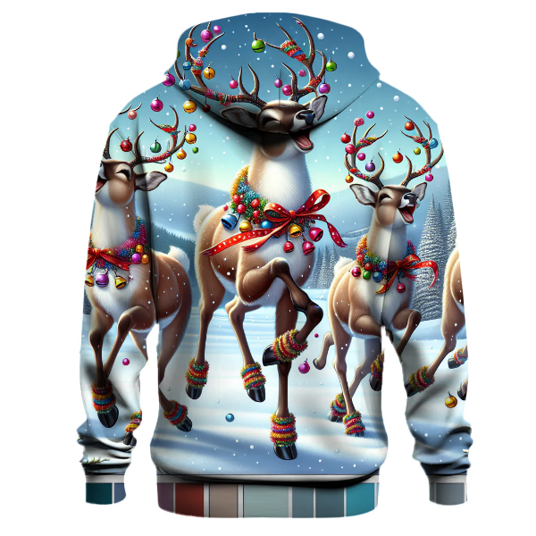 Festive Reindeer Play Hoodie
