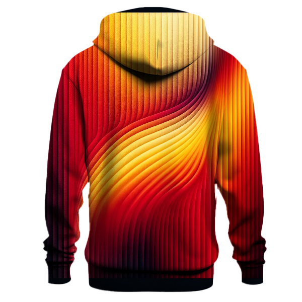 Fiery Passion Ombre Hoodie