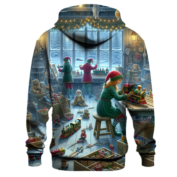 Santas Workshop Animation Hoodie