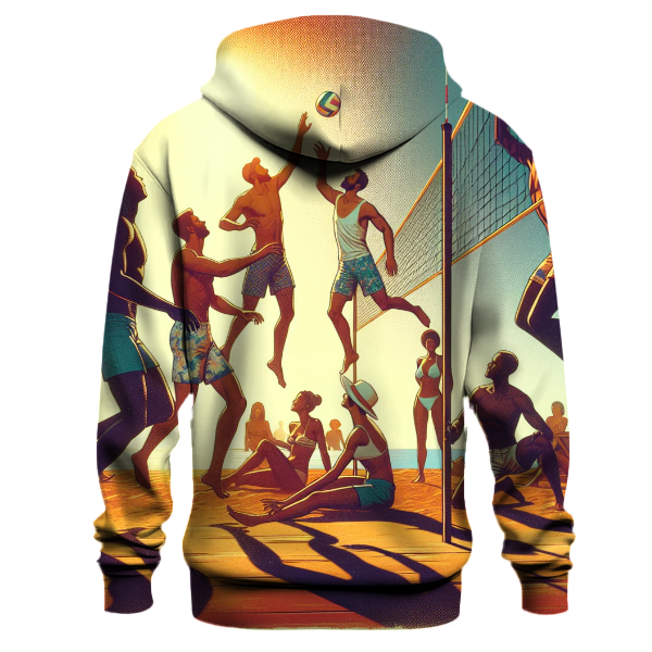 Beach Volleyball Vibe Hoodie