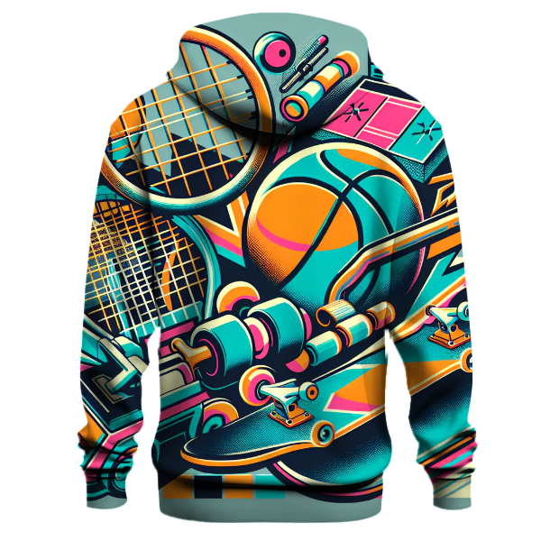 Bold 80s Sportswear Hoodie
