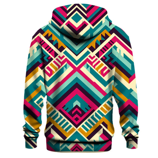 Groovy Chevron Chaos Hoodie