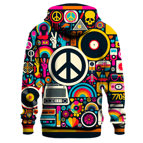 Cultural Icons Collage Hoodie