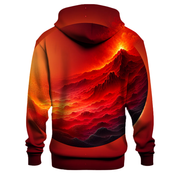 Volcanic Sunset Burst Hoodie