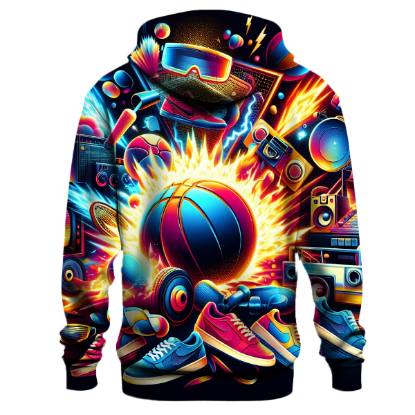 Retro Sports Explosion Hoodie