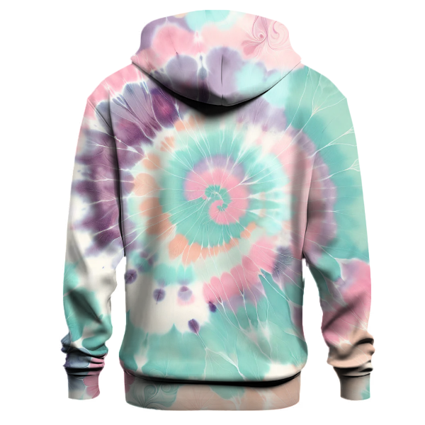 Pastel Whirl Tie-dye Design Hoodie