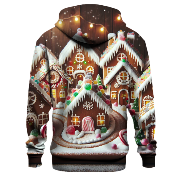 Gingerbread Village in the Snow Hoodie