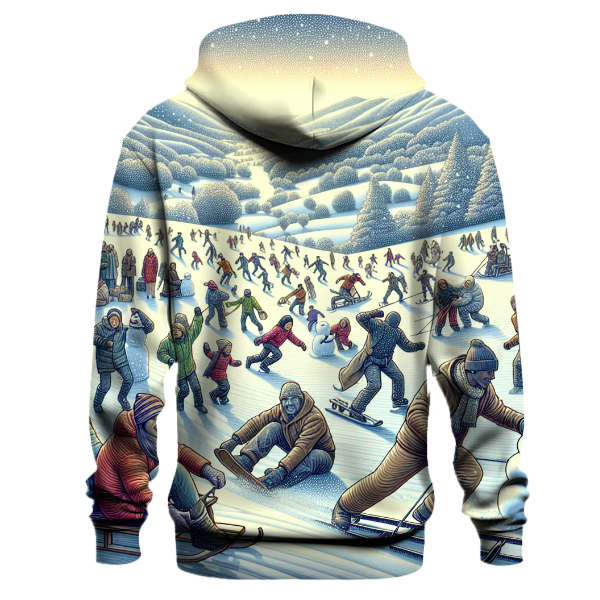 Extreme Sledding Fun Hoodie