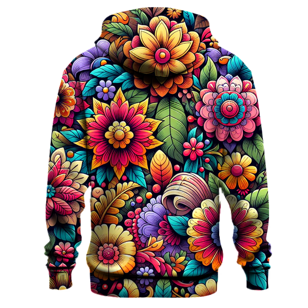 Colorful Floral Paradise Hoodie