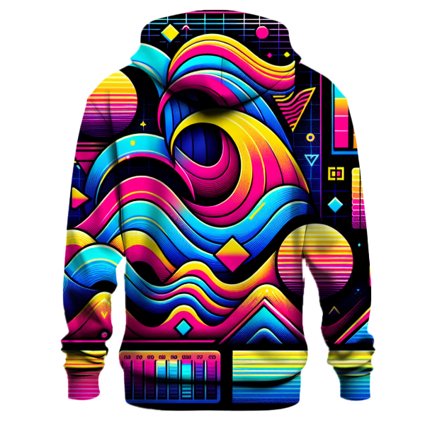 Electro Groove Patterns Hoodie