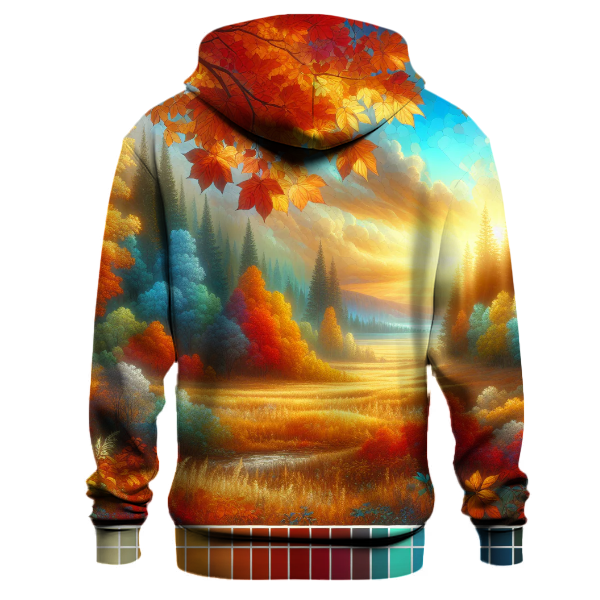 Radiant Autumn Leaves Hoodie