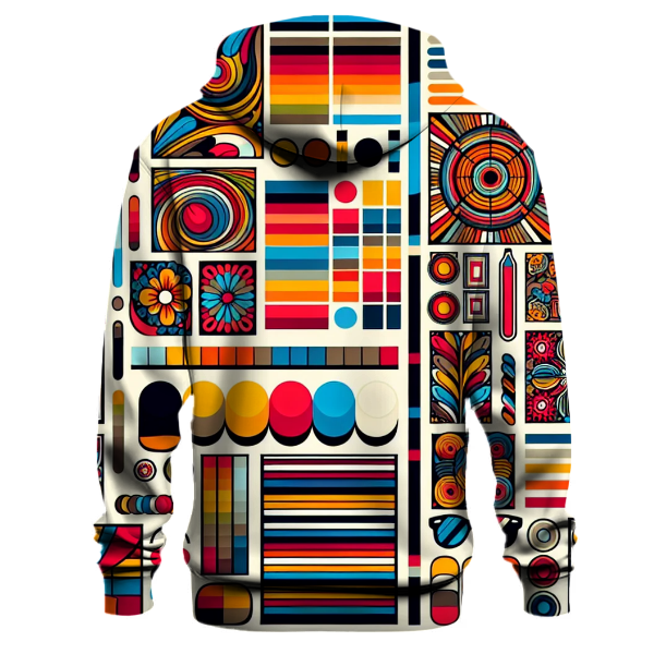 Funky Rainbow Stripes Hoodie