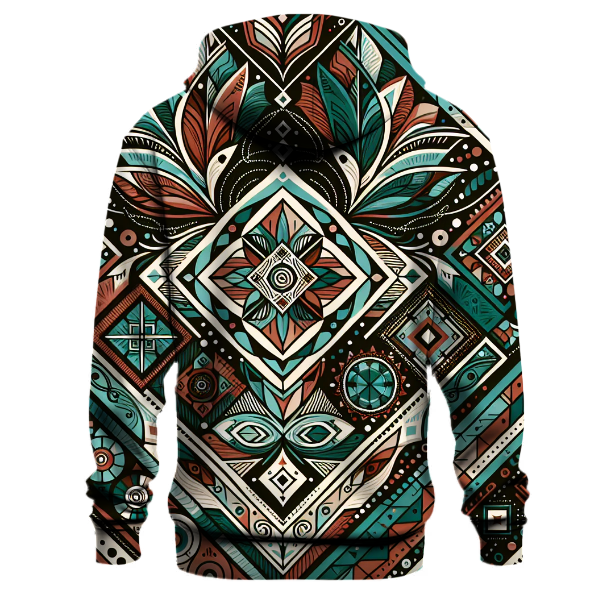 Boho Diamond Patterns Hoodie