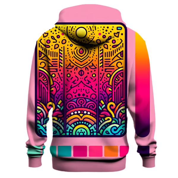 Bright Festival Gradient Hoodie