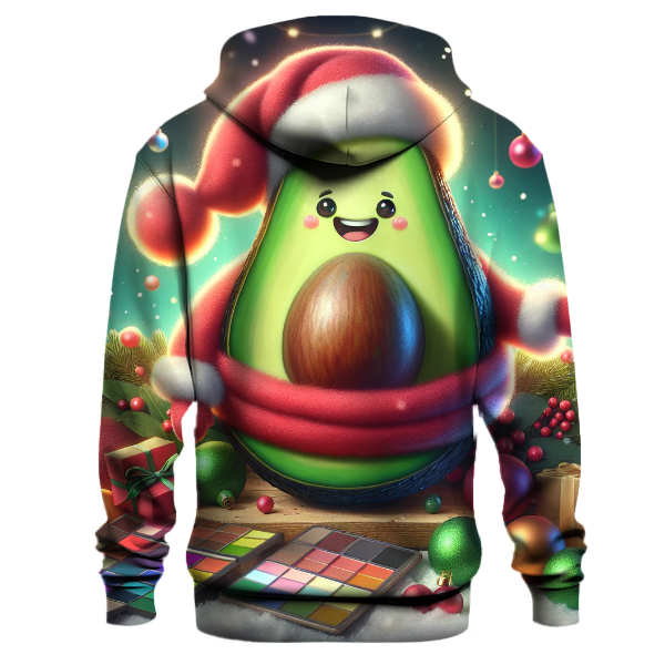 Silly Christmas Avocado Hoodie